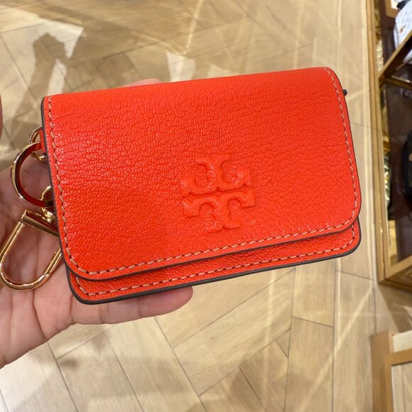Last 1 ‼️Tory Burch Thea Flap Card Case 159428 - Picture 2 of 10